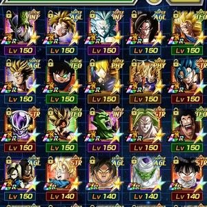 Dokkan battle account 1500+ characters